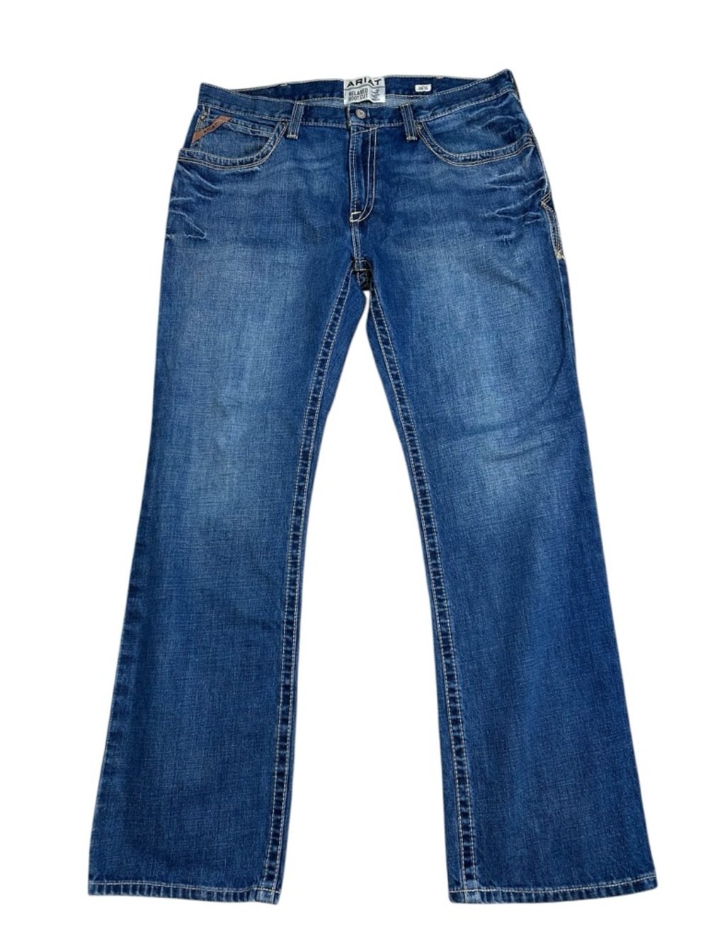 Ariat men’s m4 boundary boot cut jeans size 38x34 cowboy western workwear